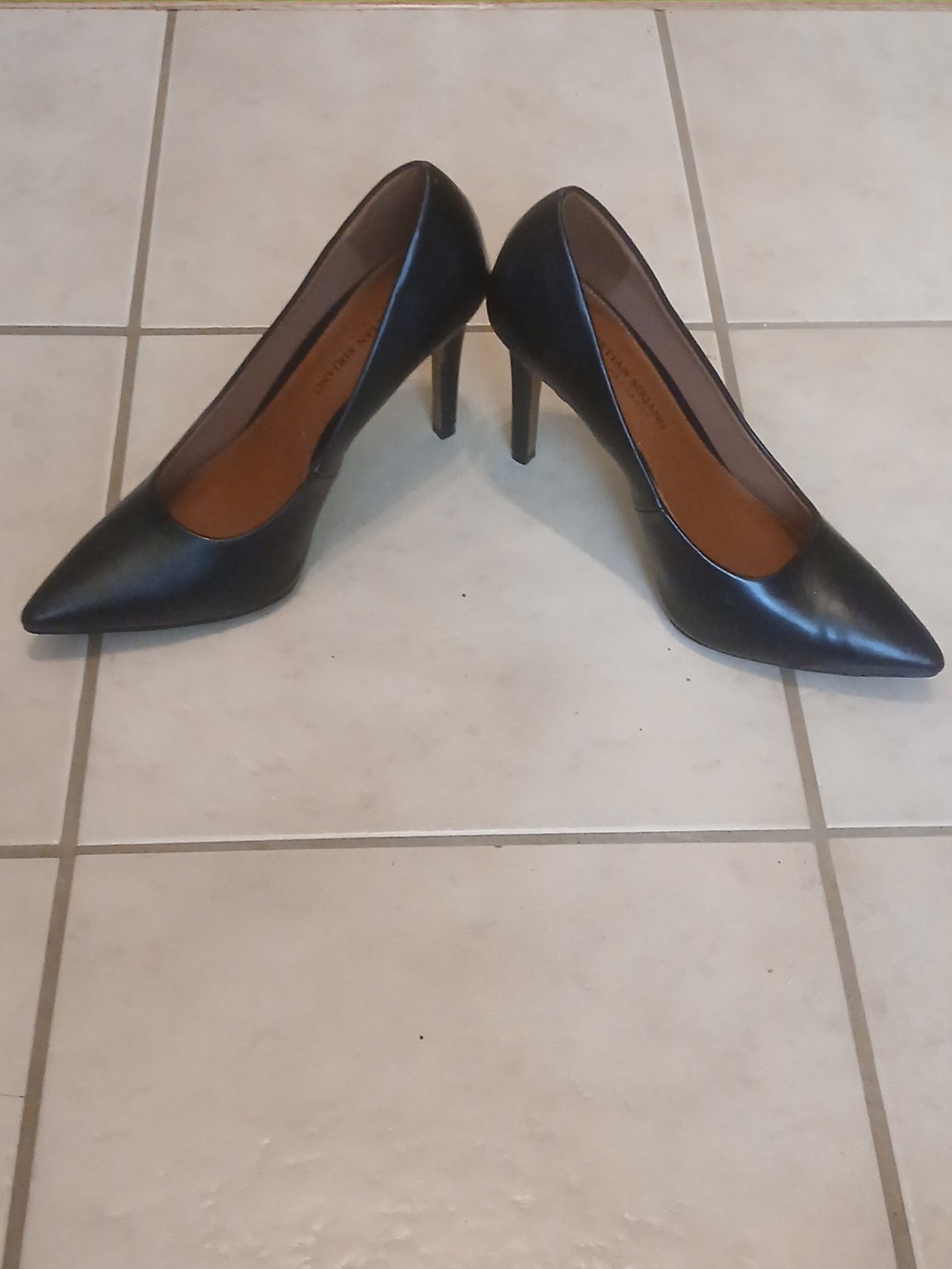 Christian Siriano For Payless Womens Pointed Toe Heel Black 8 1/2 Wide - Picture 3 of 4